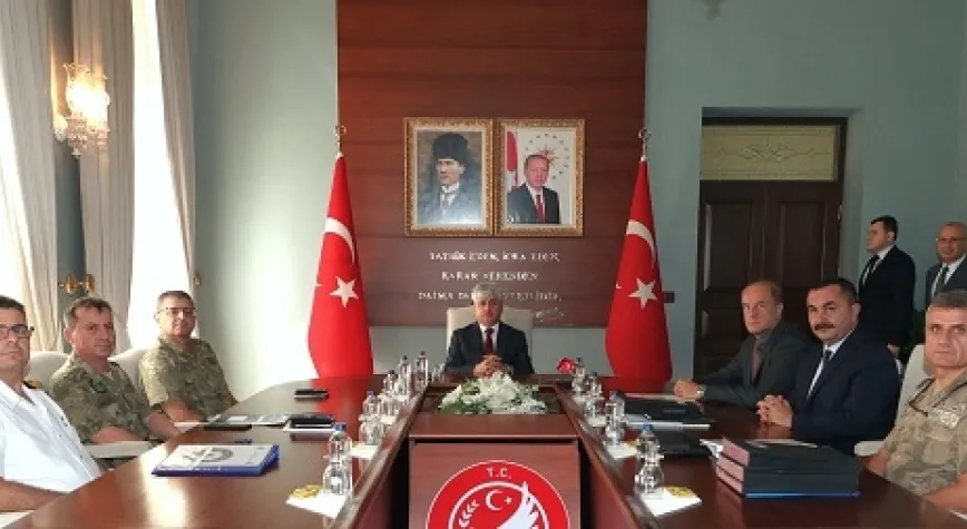 Rahmi Doğan başkanlığında GÜVENLİK TOPLANTISI!