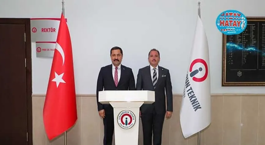 REKTÖR DEPCİ VALİ MASATLI’YI MİSAFİR ETTİ
