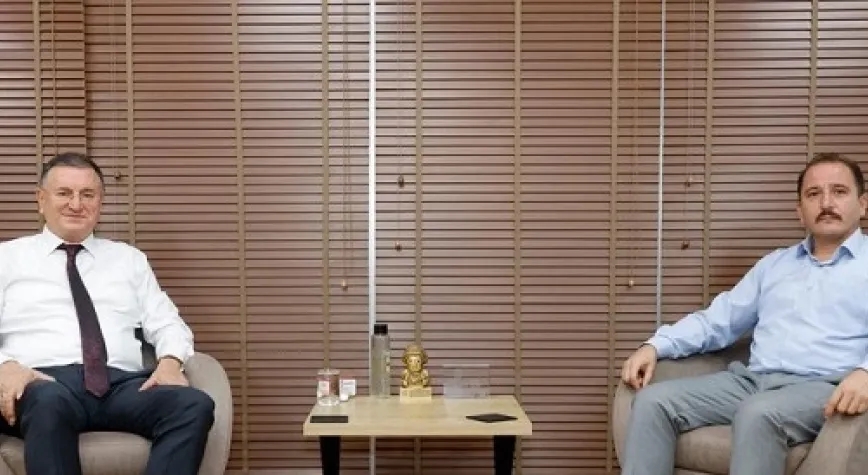 REKTÖR DEPCİ’DEN BAŞKAN SAVAŞ’A ZİYARET