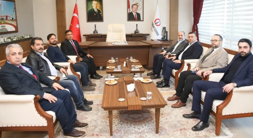 REKTÖR DURUEL’E HAYIRLI OLSUN ZİYARETİ