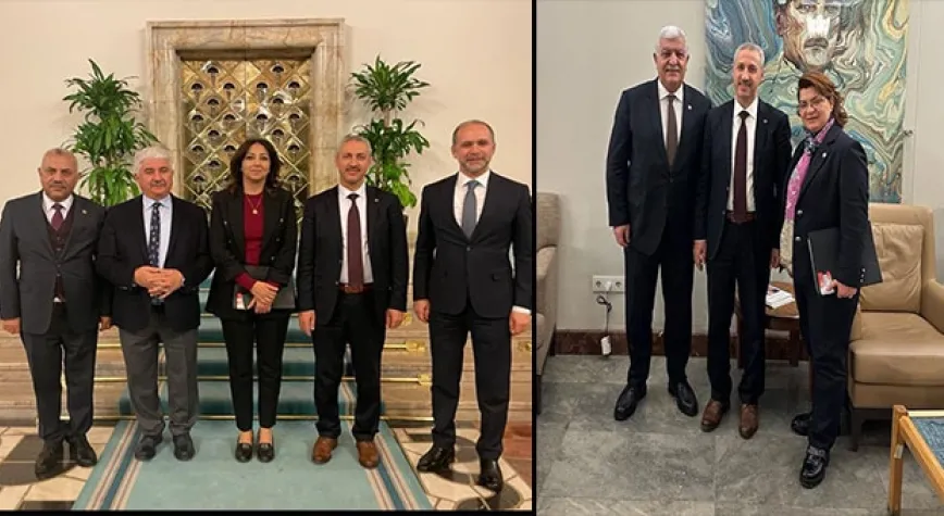REKTÖR EREN, HATAY MİLLETVEKİLLERİ İLE GÖRÜŞTÜ