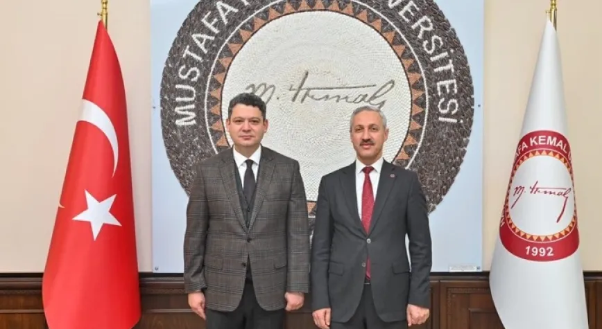 REKTÖR EREN KAYMAKAM GÖKPINAR’I AĞIRLADI