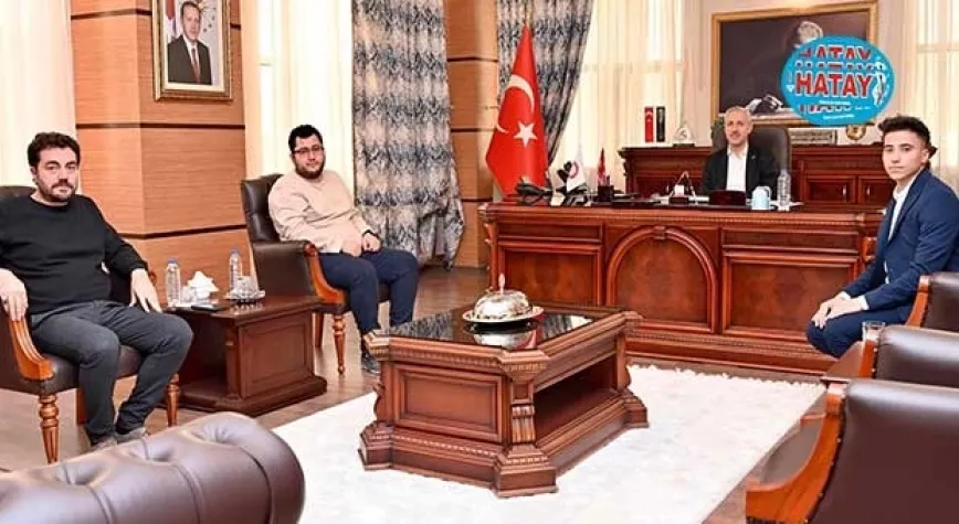 REKTÖR EREN MAHMOUD’U AĞIRLADI