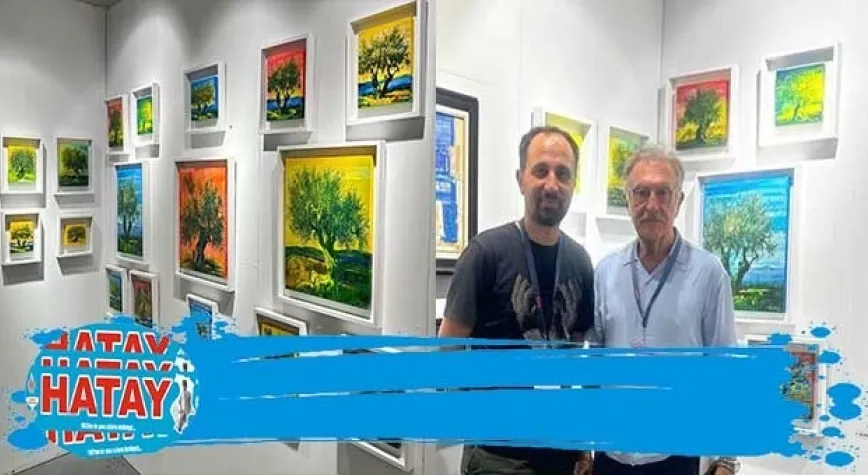 Ressam Kocaispir Bodrum Sanat Fuarında