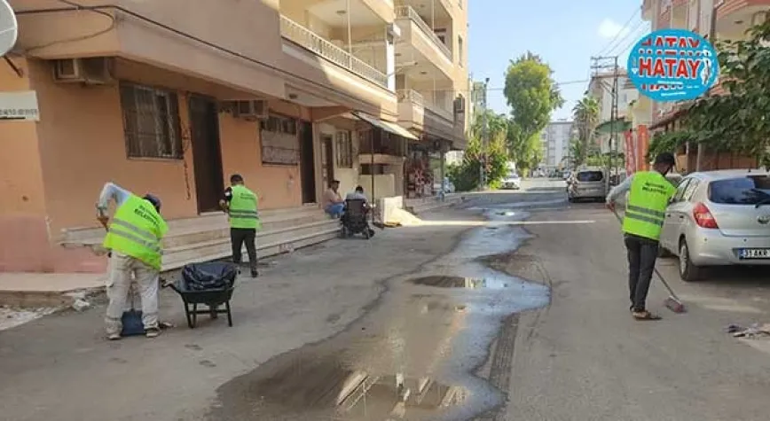 REYHANLI BELEDİYESİ’NDEN TEMİZLİK ATAĞI