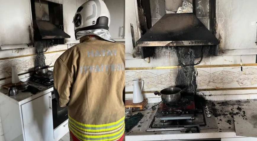 Reyhanlı’da Ev Yangını Paniği