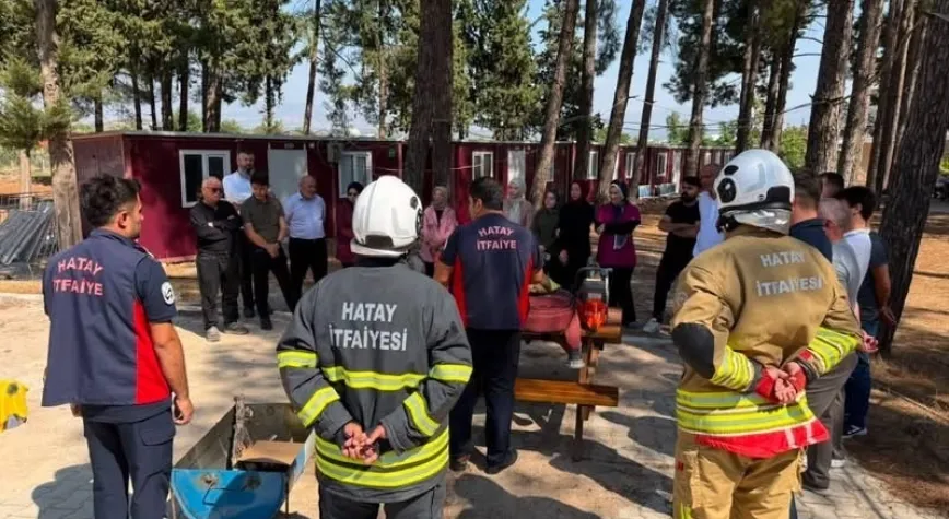 Sağlık Personeline Yangın Tatbikatı