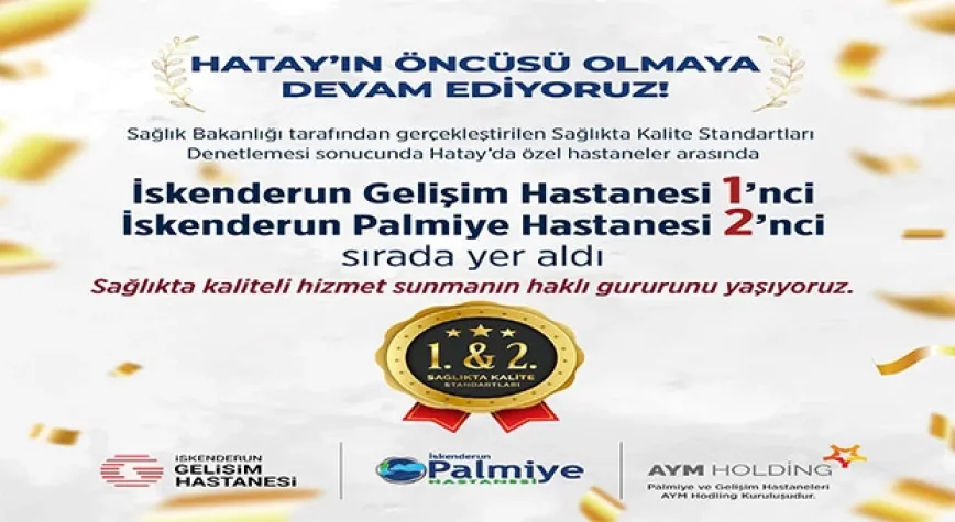 SAĞLIKTA GELİŞMEYE DEVAM!