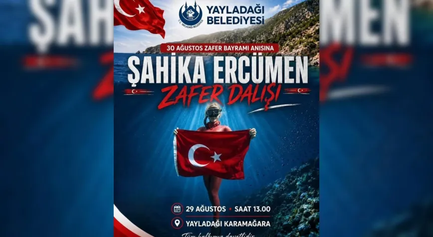 Şahika Ercümen’den Yayladağı’nda Zafer Dalışı