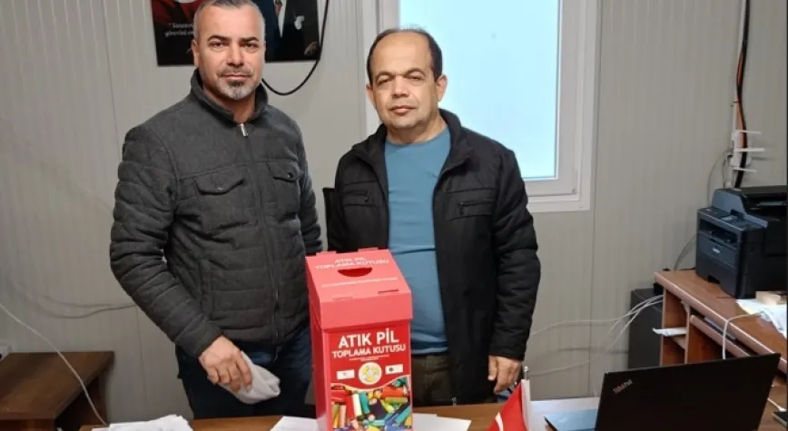 SAMANDAĞ BELEDİYESİ ATIK PİLLERİ GERİ DÖNÜŞÜME KAZANDIRIYOR