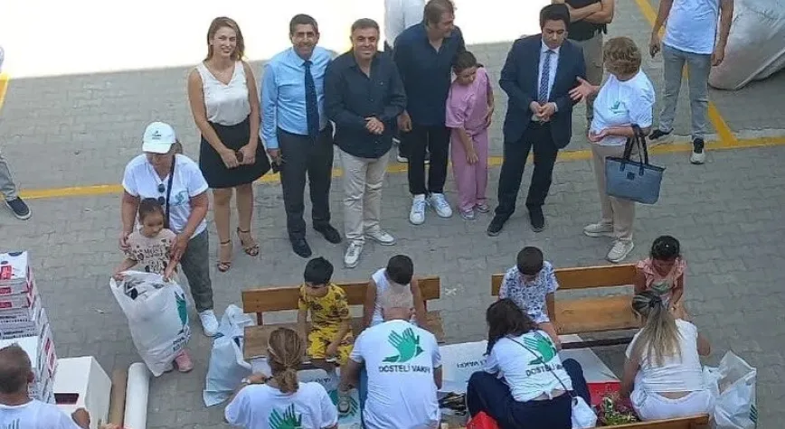 Samandağ’da Öğrencilere Kırtasiye Desteği