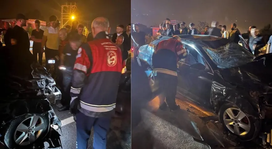 Samandağ’da Otomobil Angusa Çarptı: Sürücü Yaralandı