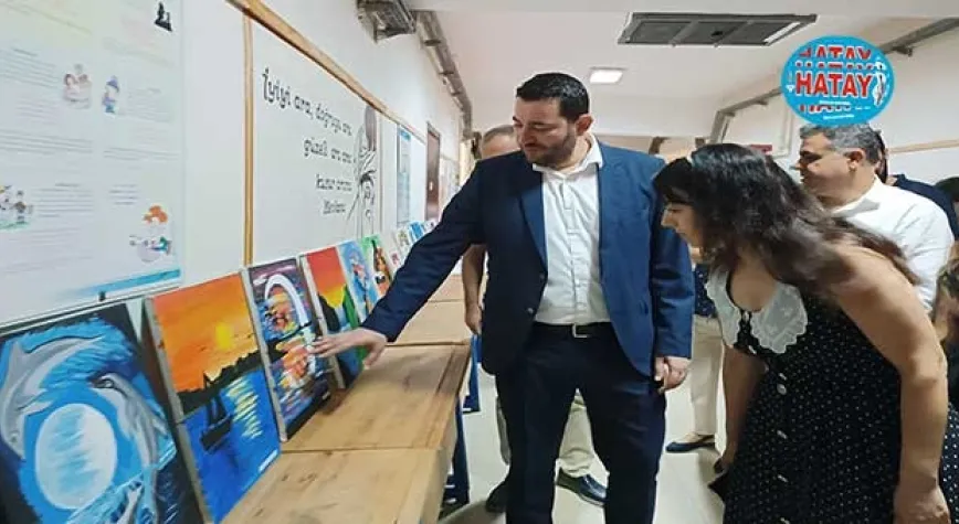 SAMANDAĞ’DA YIL SONU SERGİSİ İLGİ GÖRDÜ