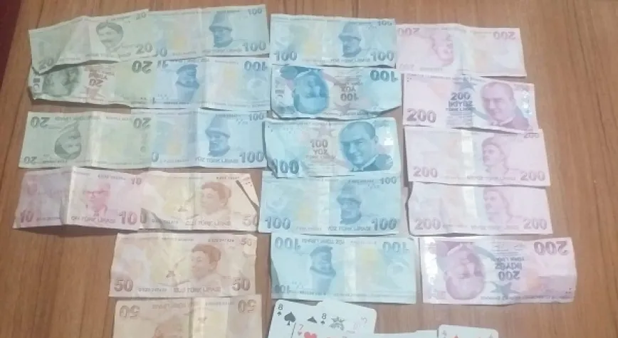 Samandağ'ında kumar operasyonu