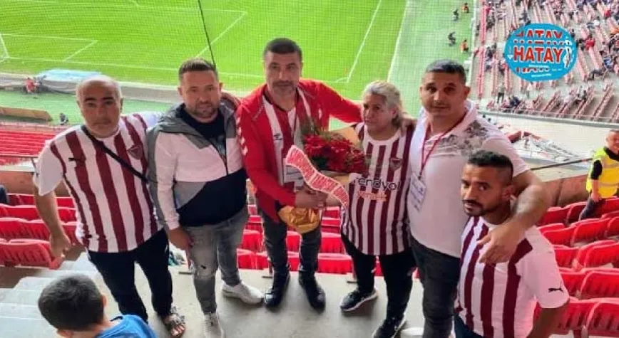 SAMSUNSPOR TARAFTARLARI, HATAYSPORLU TARAFTARLARI SAMSUN'DA KRALLAR GİBİ AĞIRLADI'