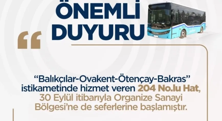 SANAYİ ÇALIŞANLARININ ULAŞIM SORUNU ÇÖZÜLDÜ