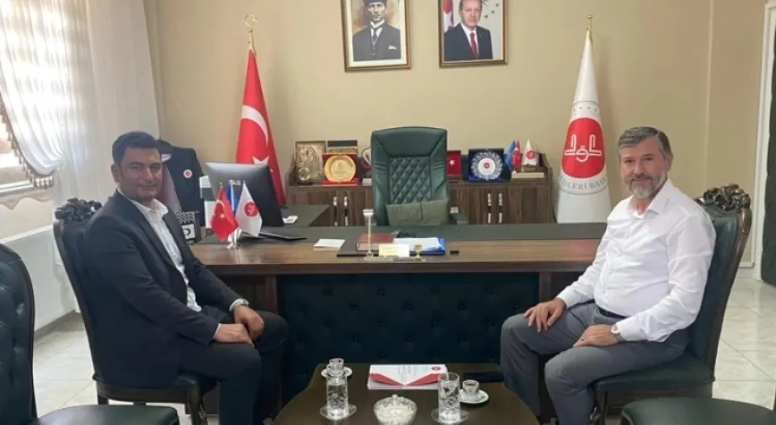 Sanayi ve Teknoloji Müdürü  Evrim'den  Müftü  Topçu’ya Ziyaret