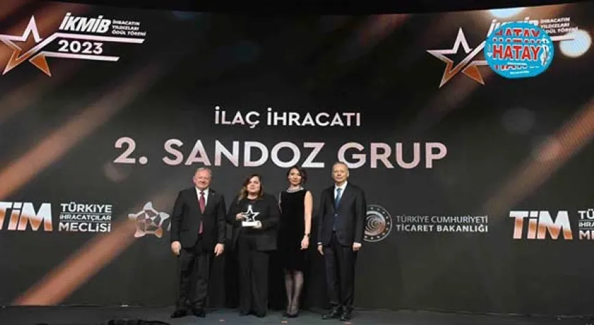 Sandoz Türkiye ihracatını önceki yıla göre yaklaşık ikiye katlayarak ikinci oldu