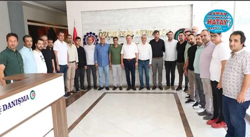 SAVAŞ ÖZÇELİK-İŞ SENDİKASINI ZİYARET ETTİ