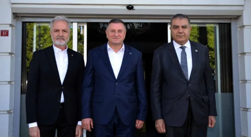 SAVAŞ VE GÜZELMANSUR’DAN İTSO’YA ZİYARET