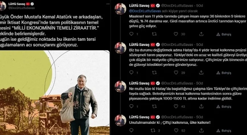 SAVAŞ’IN PAYLAŞIMI GÜNDEM OLDU