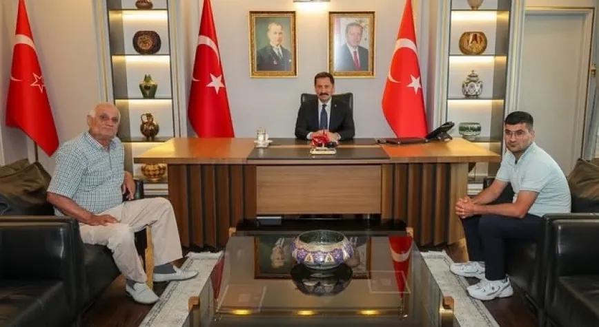 Şehit Babasından Vali Masatlı’ya Ziyaret