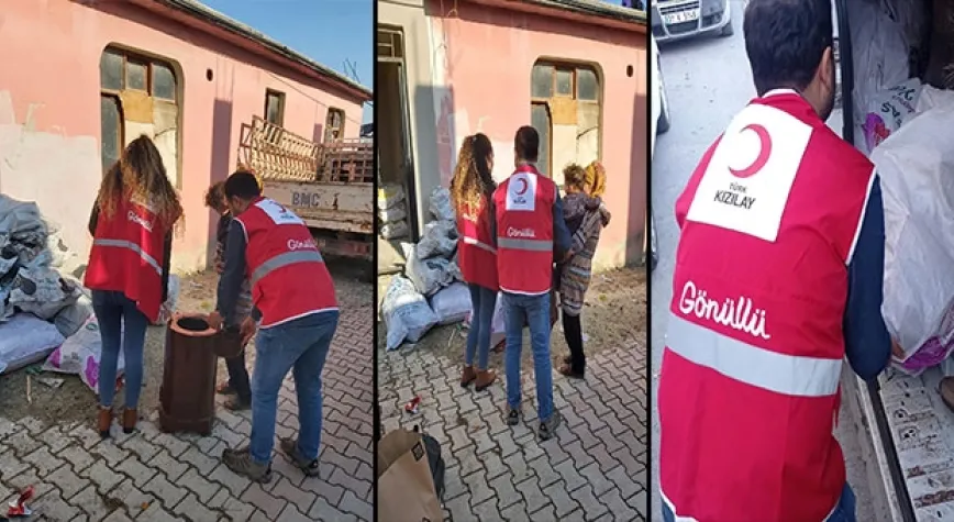 SOBA VE YAKACAK YARDIMI YAPILDI