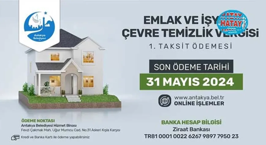 SON ÖDEME GÜNÜ 31 MAYIS!