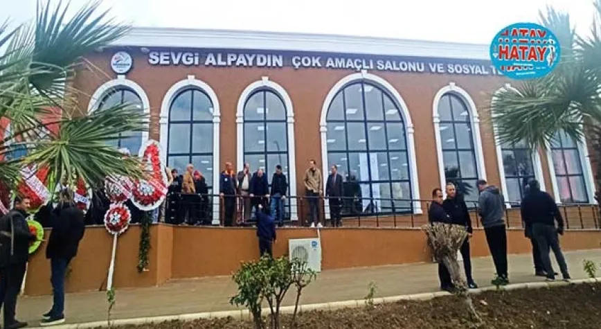 SOSYAL TESİS TÖRENLE AÇILDI