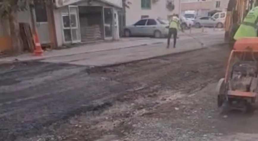 Su Borusu Patlağının Üzerine Asfalt Döküldü iddiası