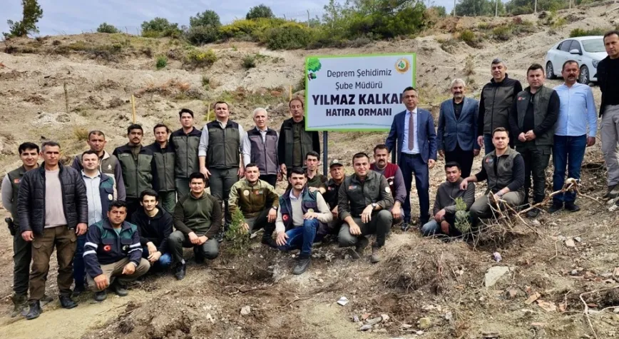 Şube Müdürünün İsmi Hatıra Ormanında Yaşayacak