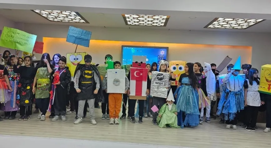 SÜMERLER ORTAOKULU ÖĞRENCİLERİ FARKINDALIK YARATTI