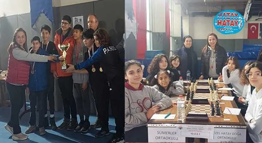 SÜMERLER ORTAOKULU SATRANÇTA BİRİNCİ