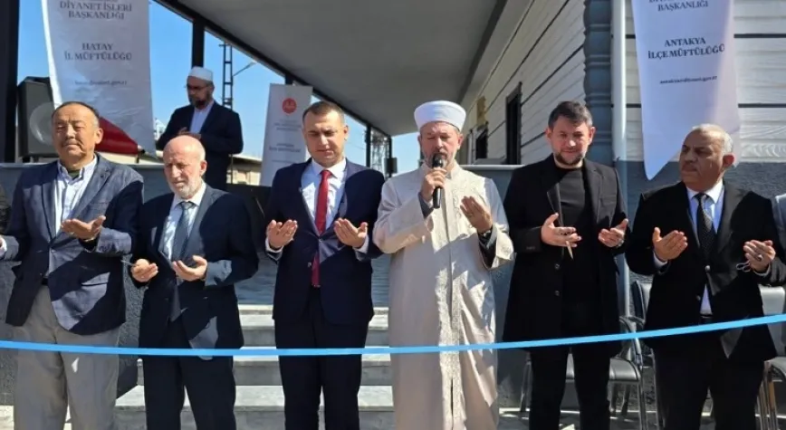 Tahir-Nazire Özbek Camii Dualarla İbadete Açıldı