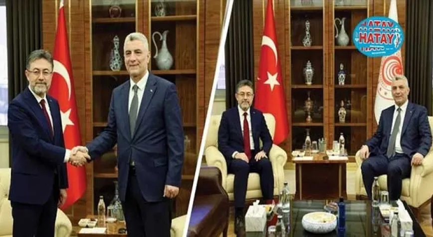 TARIM VE ORMAN BAKANI YUMAKLI, TİCARET BAKANI BOLAT İLE BİR ARAYA GELDİ