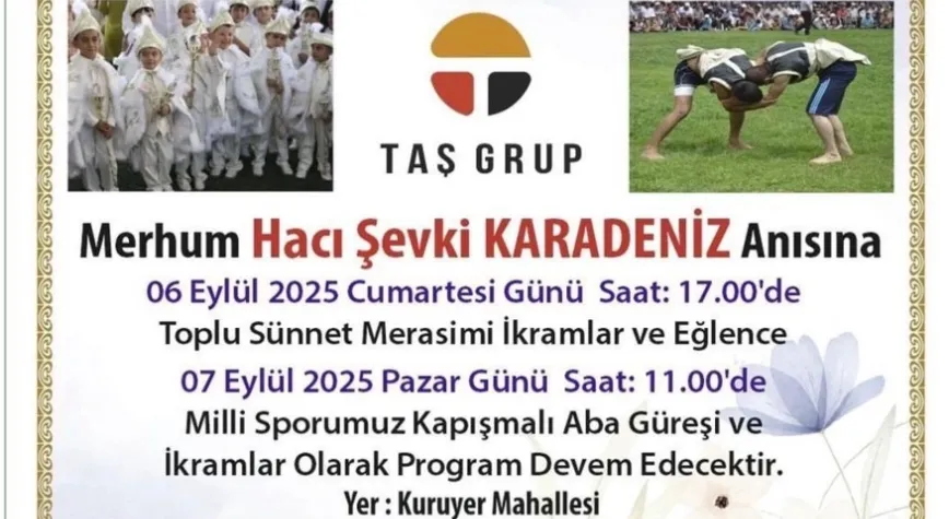 Taş Group’tan Hacı Şevki Sabit Karadeniz Anısına Geleneksel Etkinlik