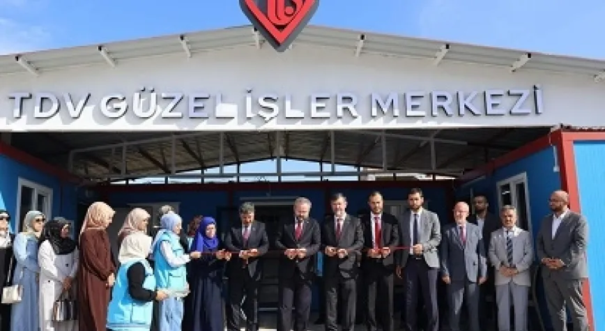 TDV GÜZEL İŞLER MERKEZİ AÇILDI