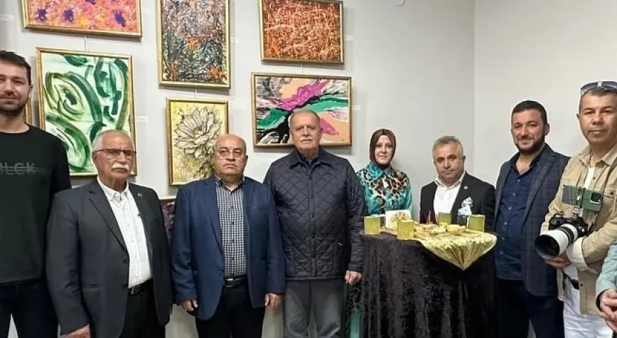 TEBESSÜM ETTİREN RESİM SERGİSİ YOĞUN İLGİ GÖRDÜ