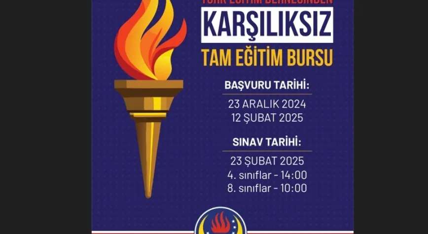 TED’DEN KARŞILIKSIZ TAM EĞİTİM BURSU