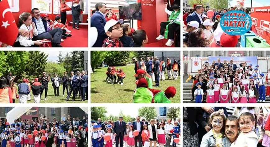 TEKİN, 23 NİSAN ETKİNLİKLERİNE KATILDI