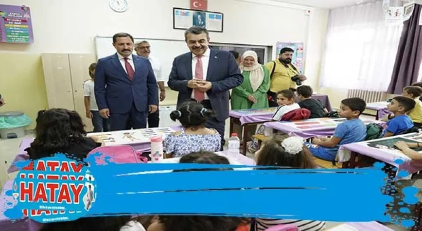 TEKİN DERS YILI ZİLİNİ HATAY’DA ÇALDI