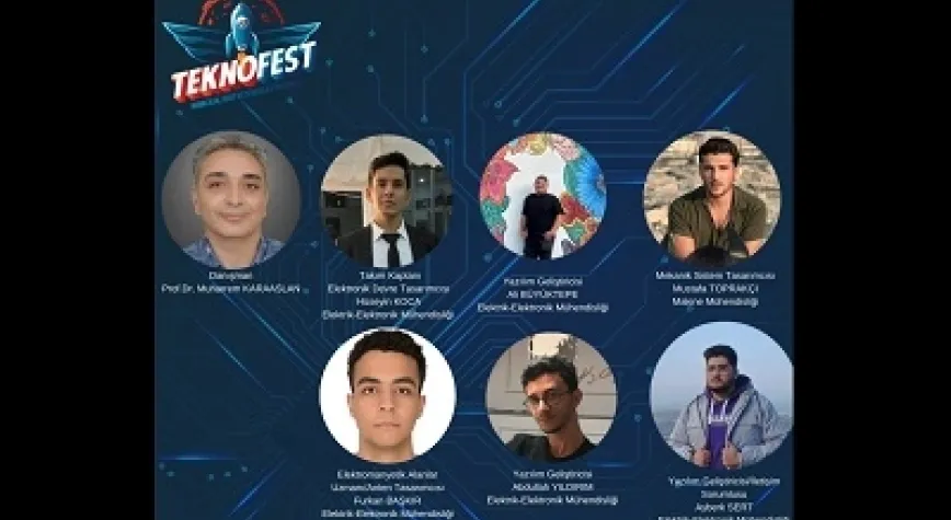 TEKNOFEST'TE FİNALE YÜKSELDİ