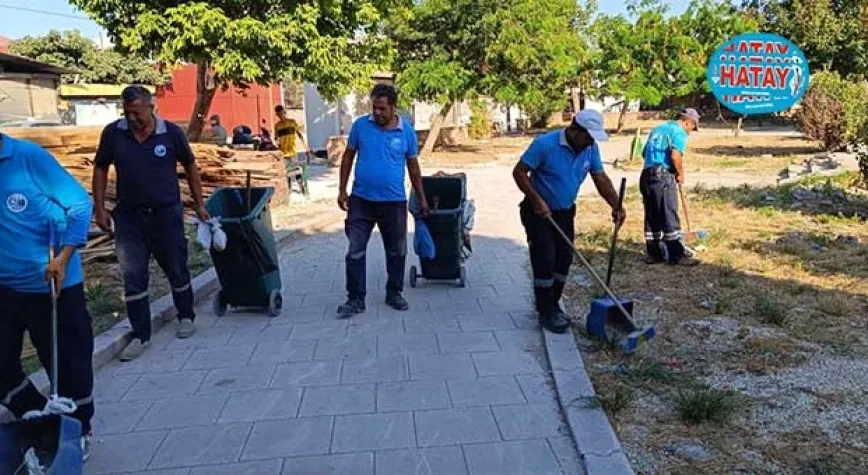 TEMİZLİK ÇALIŞMALARI ARALIKSIZ SÜRÜYOR