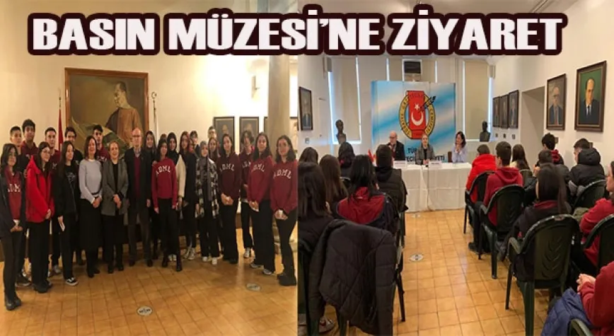 TGC Basın Müzesi’ne Aydın Doğan Lisesi’nden Ziyaret