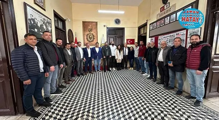 TİP İSKENDERUN BELEDİYE BAŞKAN ADAYI ALİ AVCI İGC'Yİ ZİYARET ETTİ