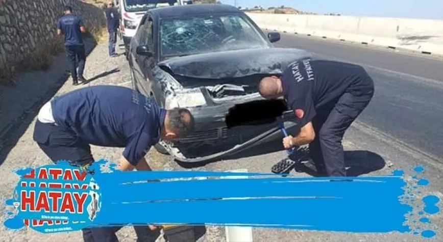 TOPBOĞAZINDA KAZA: 2 YARALI