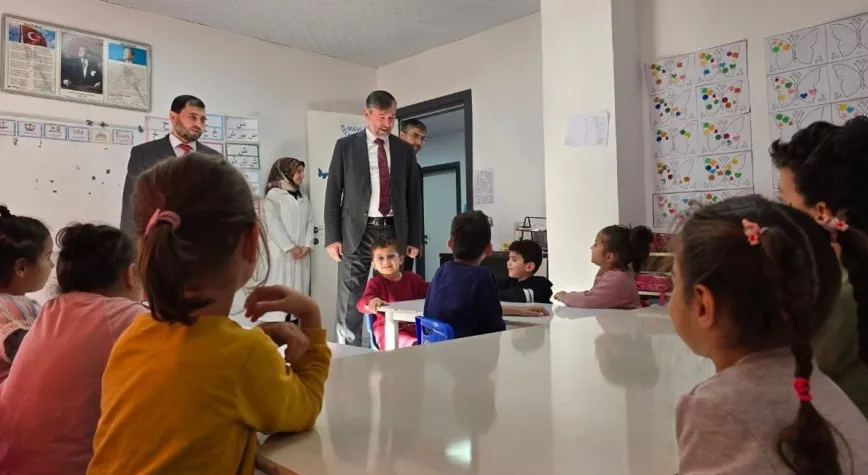 TOPÇU KUR’AN KURSU’NU ZİYARET ETTİ