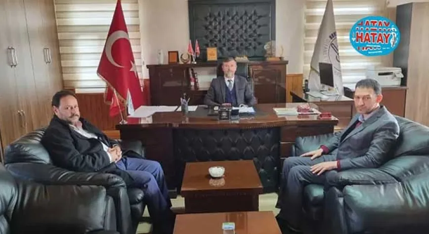 TOPÇU, REYHANLI İLÇE MÜFTÜLÜĞÜNÜ ZİYARET ETTİ
