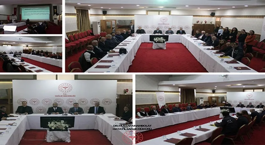 TOPLANTIYA HAMBOLAT BAŞKANLIK YAPTI