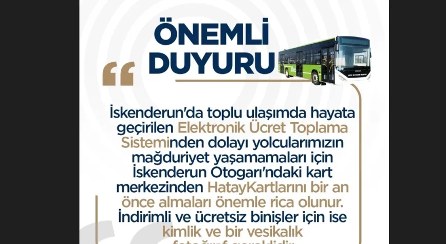Toplu Taşımada Elektronik Ücret Dönemi